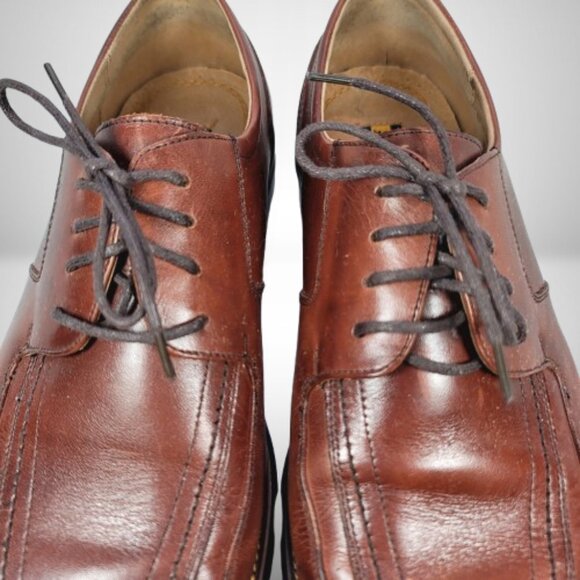 Stacy Adams Men's Size 10 Oxford Lace Up Dress Shoes Corrado Leather - Picture 10 of 12